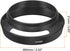 PATIKIL 49mm Lens Hood, Standard Vented Matte Surface Anti-reflective Inside Hood with Cleaning Cloth for Camera Lens, Black for Nikon, for Fujifilm, for Pentax, for Leica