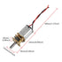 4pcs N20 3V-6V Mini Micro Gear Motor DC Slow Speed Full Metal Gearbox Micro Motor for RC Car, Robot Model, DIY Engine