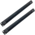 JINGCHENGMEI 2 Pack-1U Brush Panel 19-inch Rack Mount Disassembled Cable Management Panel with