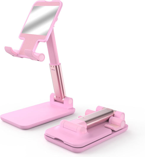 HZZADZXW Cell Phone Stand, Adjustable Angle and Height Cell Phone Holder for Desk,