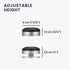 kwmobile Laptop Riser Pads - Under Laptop Feet Stand for Better Ventilation for Notebook/Ultrabook Laptops -