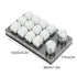 Ejoyous Macro Keyboard | One Handed Macro Mechanical Gaming Keypad, 12 Key Programmable Keyboard with Knob