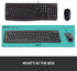 Logitech MK120 Wired Keyboard and Mouse Combo for Windows, Black