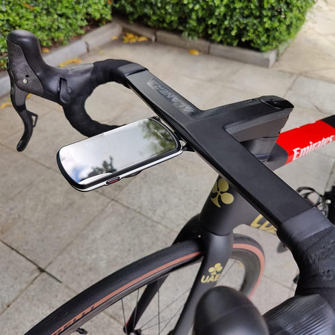 Out Front Bike Stem Handlebar Combo Mount for Garmin Edge, Wahoo, Bryton, Stages Dash Compatible with Deda Alanera