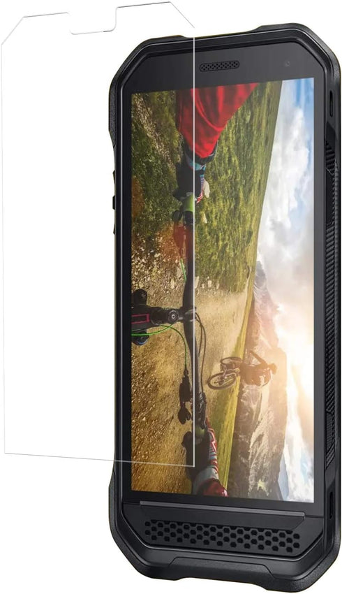 Nakedcellphone Tempered Glass Screen Protector for Verizon Kyocera DuraForce Ultra 5G UW (E7110) - Twin Pack