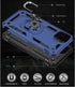 Aozuoton Military Grade Shockproof Phone Case for iPhone 13, Blue