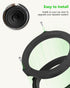 6.5 Inch Front Rear Door Speaker Adapter for Ford Fusion, Transit, Focus, Edge, Fiesta, Mondeo Mk4 Aftermarket