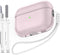 Airpods Pro 2nd/1st Generation Case Cover, Compatible with USB C Charging Port, Clear Soft Transparent Shockproof Case