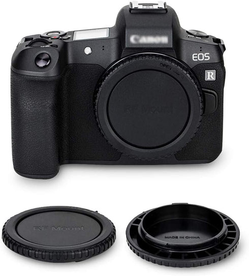 Rear Lens Cap & Body Cap Cover for Canon RF Mount Mirrorless Camera EOS R100 R50 R10 R8 R7 R6 Mark II R5C R5 R3 R RP -