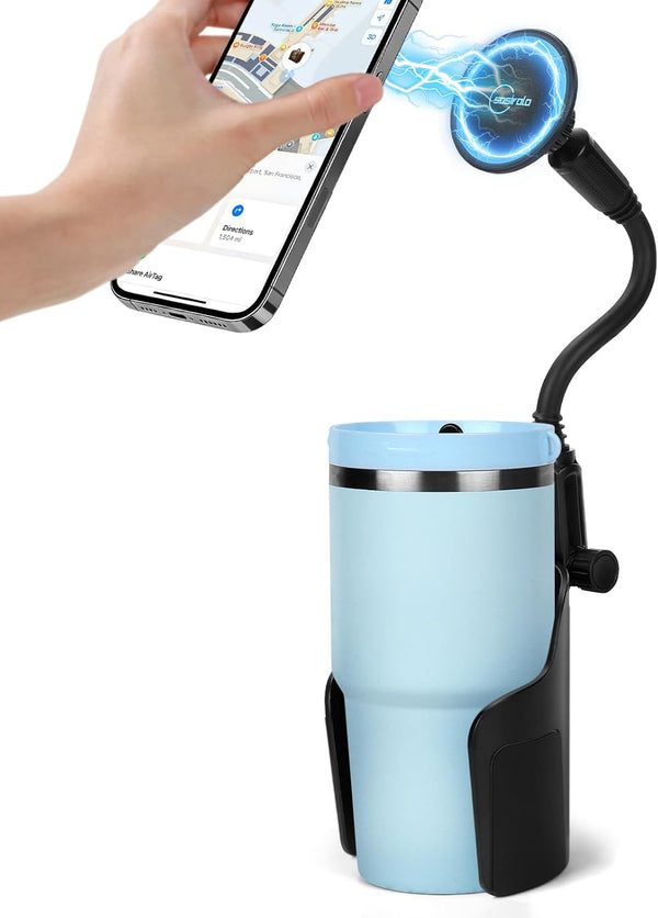 Sosirolo Magnetic Cup Holder Phone Holder for Magsafe, 360 Adjustable Long Gooseneck &
