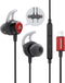 Lightning Headphones, Magnetic Earbuds with Microphone Controller for Sports, Compatible with iPhone 14/13/12