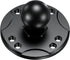 BRCOVAN 1'' Ball Mount Base with Aluminum Alloy AMPS Hole Round Plate & 1'' TPU Ball Adapter