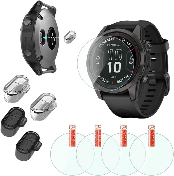 SmartWatch Tempered Glass Screen Protector for Garmin Fenix 7, 7 Solar, 7 Sapphire Solar & Epix 2 Pro 47mm