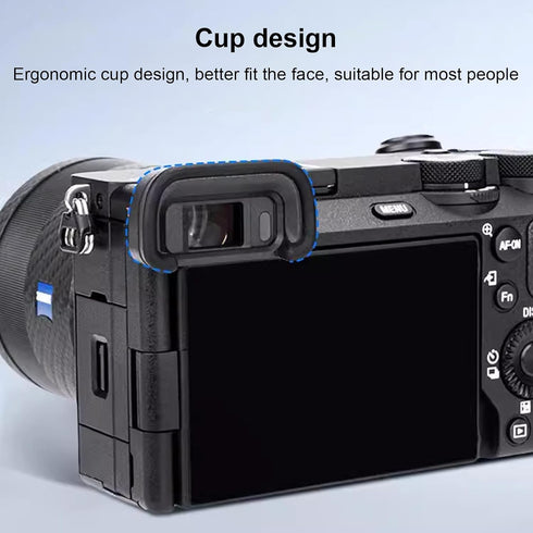 Denash A6700 Camera Eyecup Eyepiece Viewfinder,Professional Eyepiece Replacement,Camera Eyecup with Hot Shoe Cover