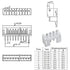 1550PCS JST PH 2.0mm Connector Assortment Kit, 2.0mm Pitch Male Female Housing Adapter Plug Terminal