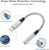 USB C to 3.5mm Jack Adapter for Samsung Galaxy S23, S22, Note10, A80, Huawei P60, Xiaomi - Aux Headphone Dongle Cable.