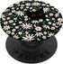 Cute Black Cat Hiding in Daisy Flower, Floral Cat PopSockets Standard PopGrip