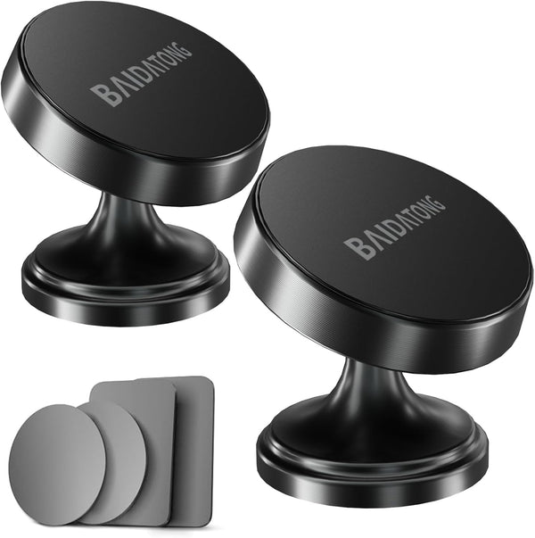 ?2-Pack? Magnetic Phone Holder for Car, Strong Magnet Car Mount Phone Holders, 360° Rotation for Your Car