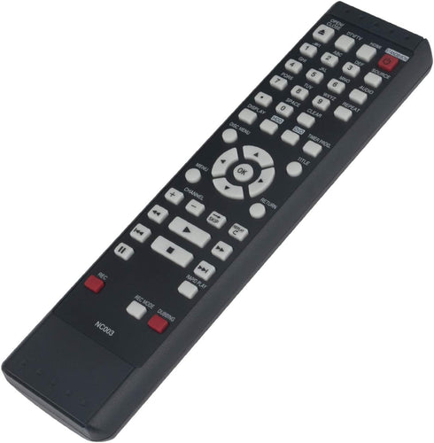 NC003UD NC003 Replace Remote Control for Magnavox HDD DVD Recorder DVDR Player, Fits Multiple Models