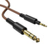OneOdio Fusion A71/HiFi/Pro C/Pro M Wired Headphones Audio Cable Brown - 6.35mm to 3.5mm