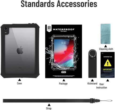 iPad Mini 6 Case - Waterproof Shockproof Full Body Protection for 6th Gen iPad Mini 2021 8.3 Inch with Screen