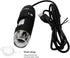 USB Microscope, Portable Industrial Accessories with 8 LED Lights for Phone Repair and Jewelry Appraisal