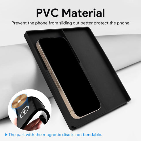 Wireless Phone Charging Pad for 2023 2024 Honda 11th Accord, Silicone Material, Dual Charging Ports, 15W Adapter for