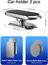 2 Pack Magnetic Phone Holder for Car - Upgrade Magnet with 360 Rotation, Compatible with All Smartphones, Dashboard