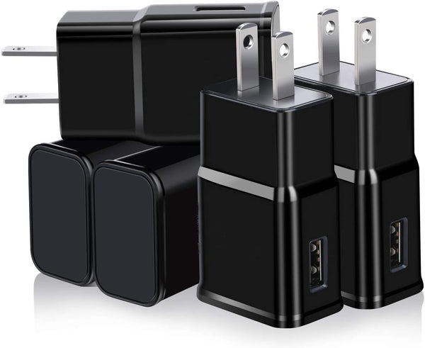 5-Pack Type C Charger - Fast Charging Block, Android Phone Rapid USB Wall Charger for Samsung Galaxy S21/S20/S10 and