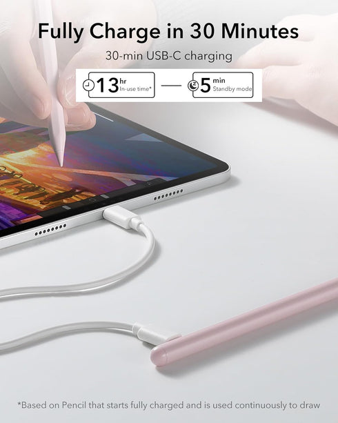 ESR Stylus Pen for iPad 9th/10th Generation, iPad Pencil with Tilt Sensitivity, Compatible with iPad Pro 12.9/11 Inch