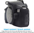 Camera Case for Canon EOS Rebel T6 T7 T5, Anti-Scratch Soft Silicone Protective Cover for Canon EOS 1500D Rebel T7 /