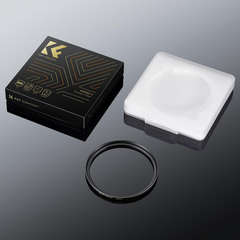 K&F Concept 49mm to 82mm Step-Up Lens Filter Adapter Ring, CNC Machined Brass for 49mm Lens