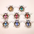 Bee Shape Style Alloy Color Paint Panel 360° Rotation Cell Phone Ring Holder Stand, Compatible with iPhone Samsung LG
