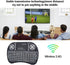 Backlit Mini Keyboard with Touchpad Mouse, Portable 2.4GHz Wireless for iPad, PC, Android TV Box