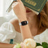 Leather Watch Bands for Mindrose H80, Soft Genuine Leather Replacement Wristband for Fitness Trackers