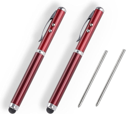 AIYIBEN Metal Multi-Function Pen, Touch Screen Stylus, Flashlight with White Light, Creative Christmas