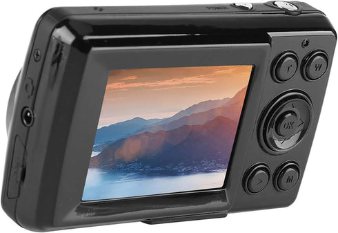 Mini Outdoor Digital Camera, 16MP 720P 30FPS 4X Zoom HD Video Camcorder, Black
