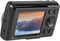 Mini Outdoor Digital Camera, 16MP 720P 30FPS 4X Zoom HD Video Camcorder, Black