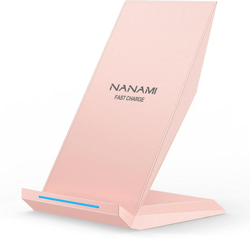 NANAMI Wireless Charger - Wireless Charging Stand Compatible with iPhone 17/17 Air/16/15/14/13/12/11 Pro,