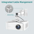 HISUNSING 3-in-1 44lb, Projector Ceiling Mount with Extension Pole, Wall Projector Mount Height Adjustable, Bracket