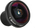 GEERYZHE 1.8mm Fisheye Lens Thread 180 Wide Angle CCTV Camera Lens, 5MP HD