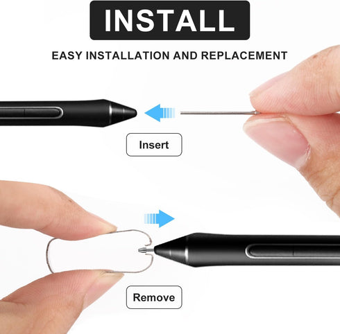2PCS Premium Pen Tip Replacement for Kindle Scribe Stylus Pen Tips, Titanium Alloy Nibs with 4096 Grade Sensitivity