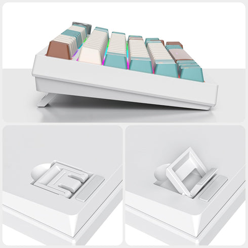 iTastatur 82 75 Bluetooth/2.4Ghz/USB Pads,4000mAh Keys Wireless Gaming Keyboard Percent,Triple Mode Pre-lubed Hot