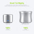 EWA A106 Wireless Mini Bluetooth Speaker with Custom Bass Radiator, Portable for Home, Outdoors (Silver)