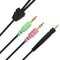 GSP 600 Replacement Cable for Sennheiser GAME ONE, GAME ZERO, GSP 670, GSP 600, GSP 500, GSP 350 Headset, 6.6ft