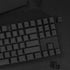 PBT Keycaps 60 Percent - Black 142 Keys Keycap Set Cherry Profile DYE-Sub for 60/61/65/68/75/98 Mechanical Keyboards
