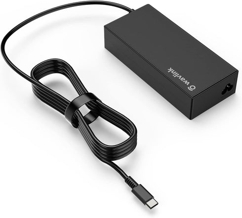 USB C Laptop Charger 100W AC Power Adapter with 12W USB A Output for MacBook, ASUS, Huawei, Lenovo, HP, Dell, Samsung