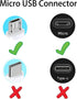 Power Adapter for Ring Indoor Cam, Wyze, Eufy, Blink, Simplisafe Camera, 10 ft Micro USB Extension Cable