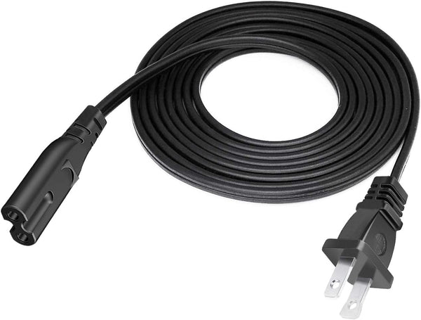 Power Cable Replacement for Philips Fidelio Soundbar, 8.2ft 2 Prong AC Power Cord for HTL7180/F7 HTL215/F7 HTL2101A
