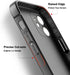 TENOC Phone Case for iPhone 11, Black Anti-Fingerprint Protective Bumper Matte Cover for 6.1 Inch